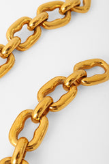 cabochon cross pendant by Gucci chain close @ Recess LA