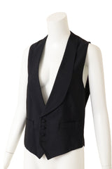 Vintage Ralph Lauren purple label vest on mannequin close @ Recess LA