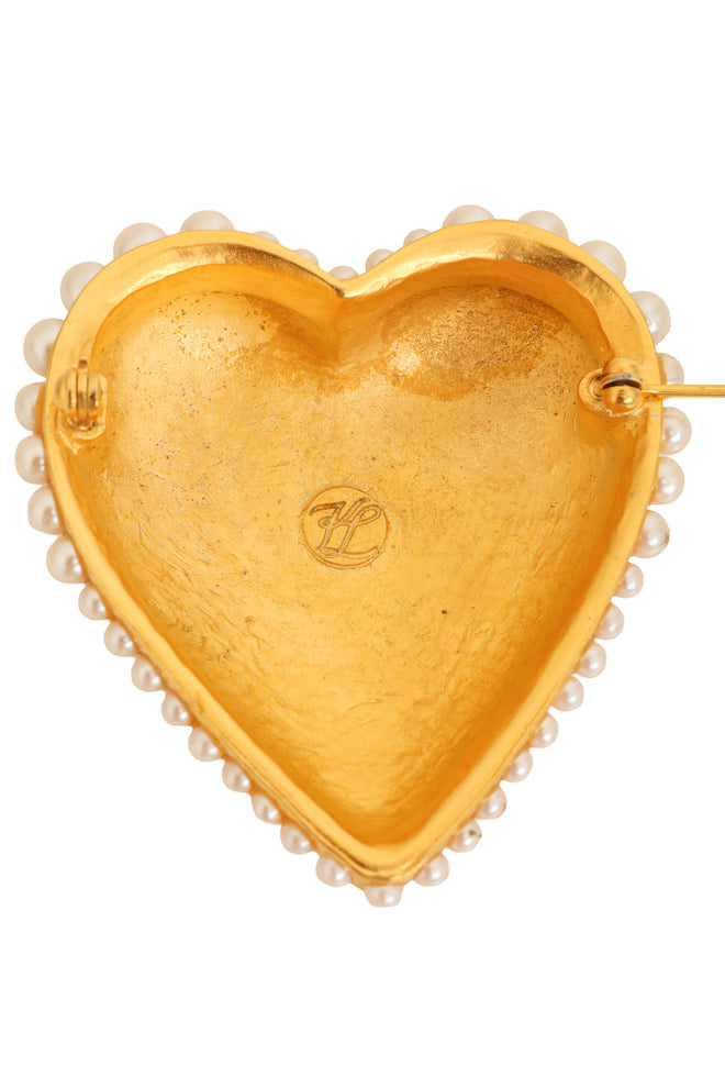  Monogram Heart Brooch logo @ Recess LA