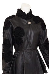 Vintage Emilio Pucci Patch Fur Peplum Jacket on mannequin close @ Recess LA