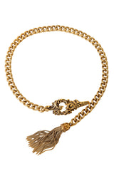 Statement textured chain belt @ Recess LA