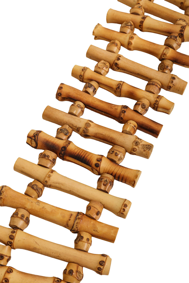 Bamboo Lattice Belt underside @ Recess LA