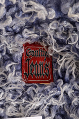 Vintage Jean Paul Gaultier Skulls Fur Jacket inner label @ Recess LA
