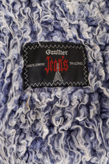 Vintage Jean Paul Gaultier Skulls Fur Jacket jeans tag @ Recess LA