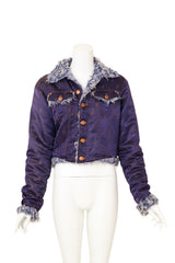 Vintage Jean Paul Gaultier Skulls Fur Jacket on mannequin @ Recess LA