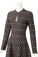 Alaïa Metallic Geo Knit Dress on mannequin close @ Recess LA
