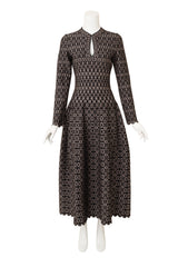 Alaïa Metallic Geo Knit Dress on mannequin @ Recess LA