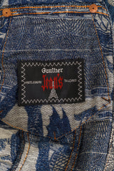 Vintage Jean Paul Gaultier Jacquard Dragon Jacket on mannequin label @ Recess LA