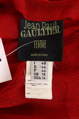 Vintage Jean Paul Gaultier Braided Wrap Column Dress label @ Recess LA