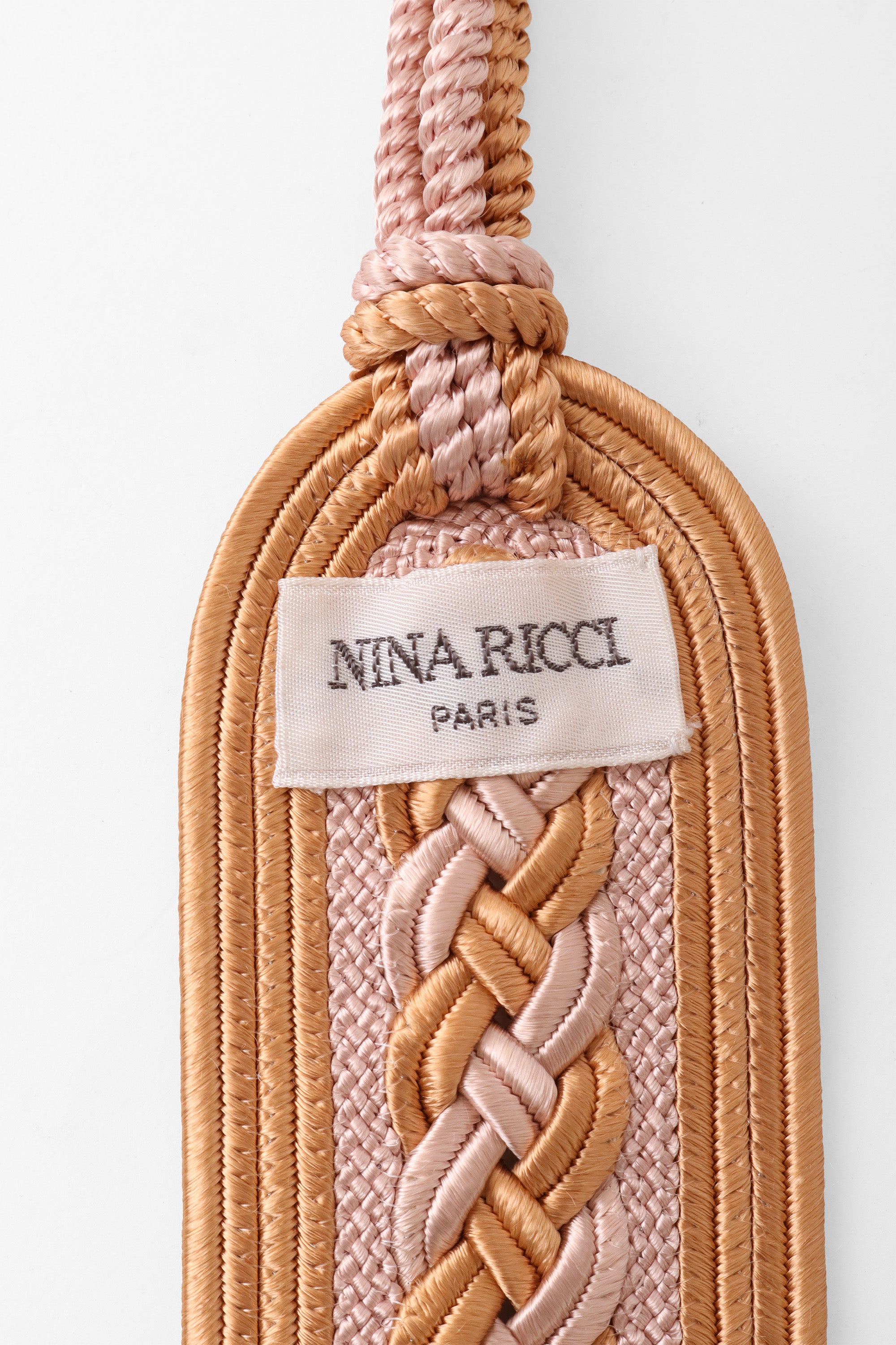rope cord belt by Nina Ricci label @ Recess LA