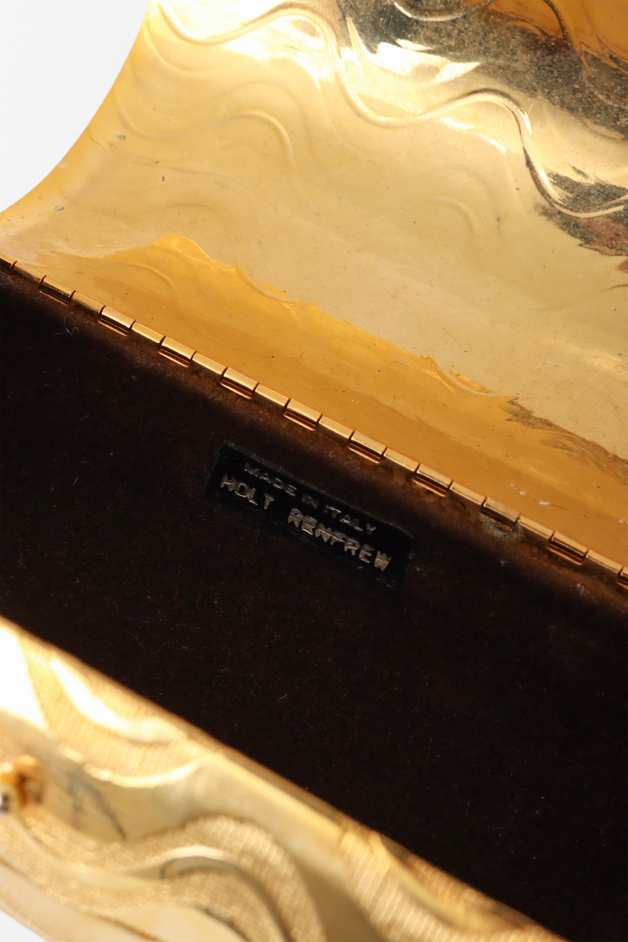 box clutch bag by Holt Renfrew label @ Recess LA