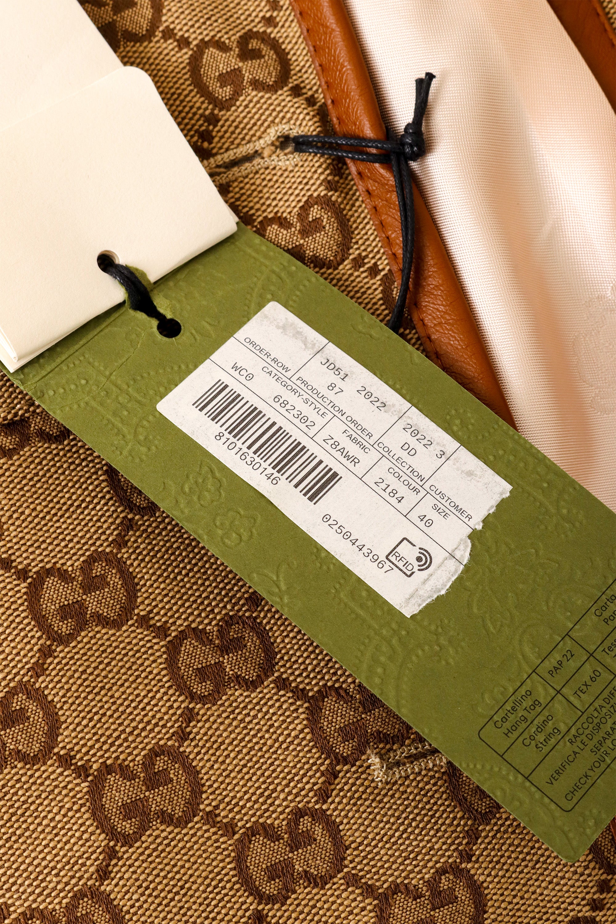 monogram safari jacket by Gucci tag @ Recess LA