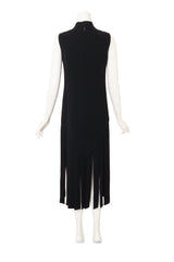 Vintage Pierre Cardin Wool Carwash Shift Dress II on mannequin back @ Recess LA