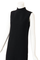 Vintage Pierre Cardin Wool Carwash Shift Dress II on mannequin close @ Recess LA