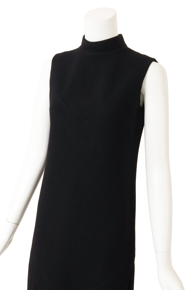Vintage Pierre Cardin Wool Carwash Shift Dress II on mannequin close @ Recess LA