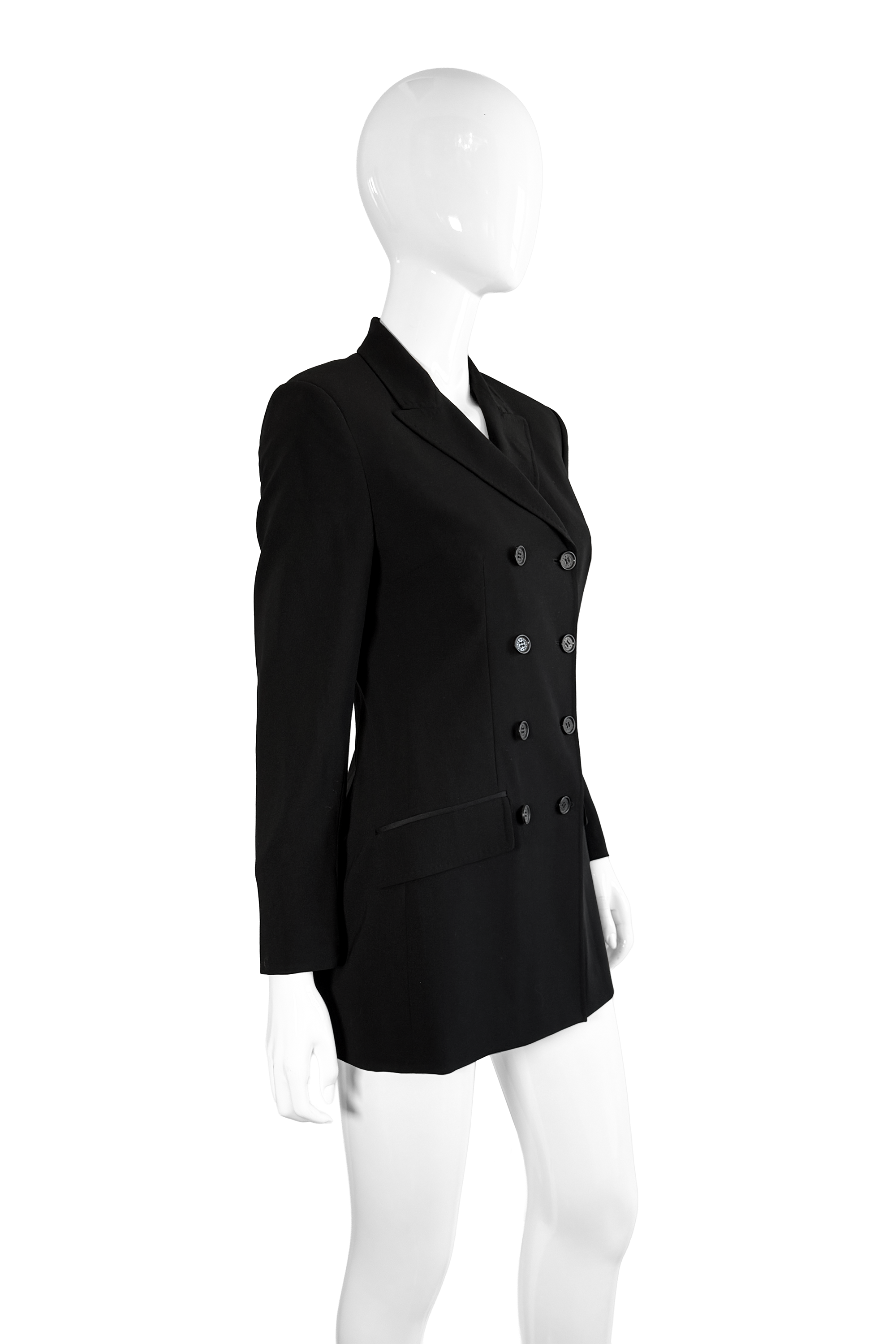Dolce & Gabbana Double Breasted Blazer side on mannequin @recess la