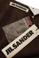 Vintage Jil Sander Mid-Rise Leather Short label and tag @ Recess LA