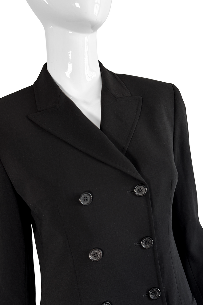 Dolce & Gabbana Double Breasted Blazer front detail on mannequin @recess la