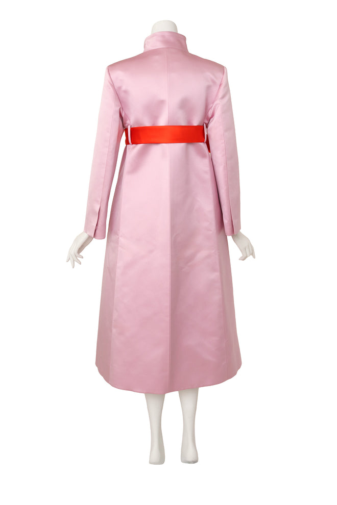 Satin Empire Coat by Gucci on mannequin back @ Recess LA