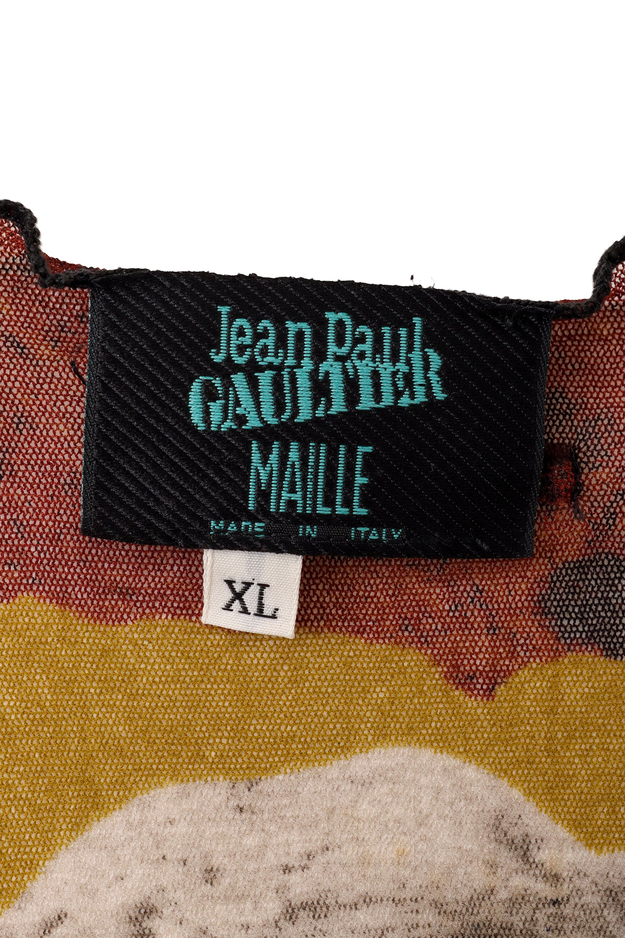 mesh elephant vest by Jean Paul Gaultier label @ Recess LA