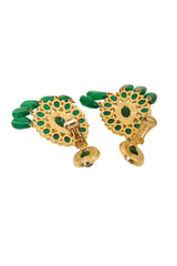 Jewel Drop Chandelier Earrings by Kenneth Jay Lane backs open @ Recess LA