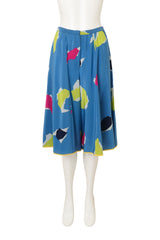 Vintage Chloe Abstract Geometric Culottes & Blouse Set on mannequin pants only @ Recess LA