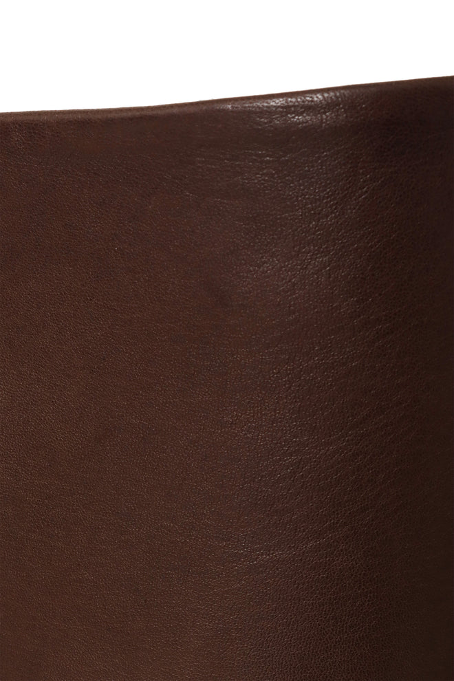 Vintage Jil Sander Mid-Rise Leather Short back scuff @ Recess LA