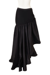 Vintage Azzaro Asymmetrical Crystal Button Skirt on mannequin @ Recess LA