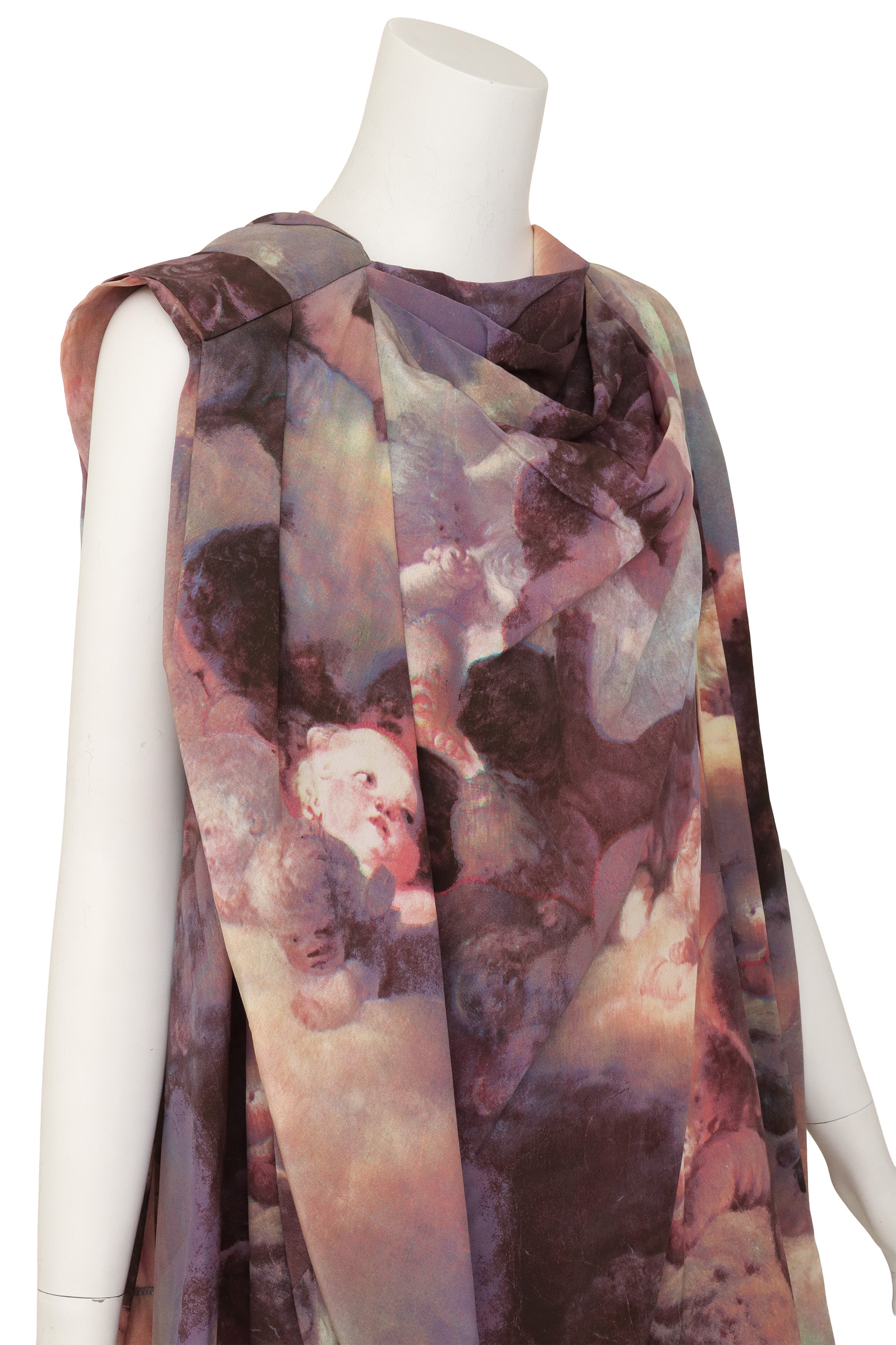 draped cherub top by Vivienne Westwood on mannequin close @ Recess LA