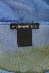 Vintage Vivienne Tam Gold Fish Mesh Top & Skirt Set signature 1 @ Recess LA