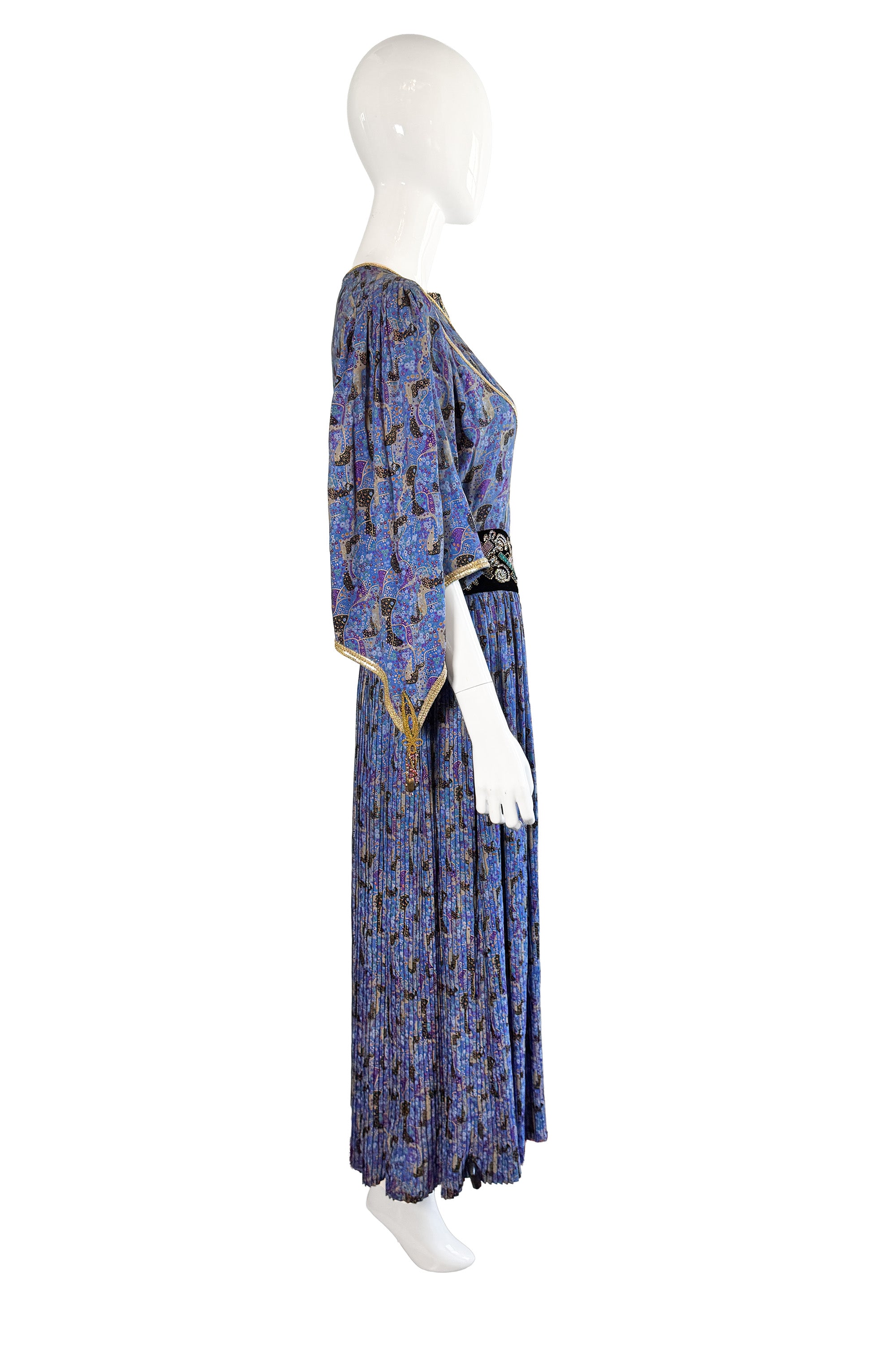 Beaded Dot Print Jumpsuit by Ungaro side @ recess LA