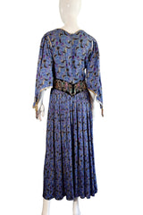 Beaded Dot Print Jumpsuit by Ungaro back @ recess LA