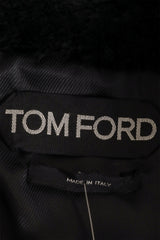 Tom Ford Shearling Biker Jacket label @ Recess LA
