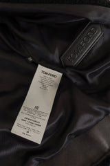 Tom Ford Shearling Biker Jacket fabric tag @ Recess LA