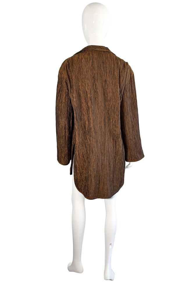 Crinkle Pleat Jacket by Emanuel Ungaro back @ Recess LA