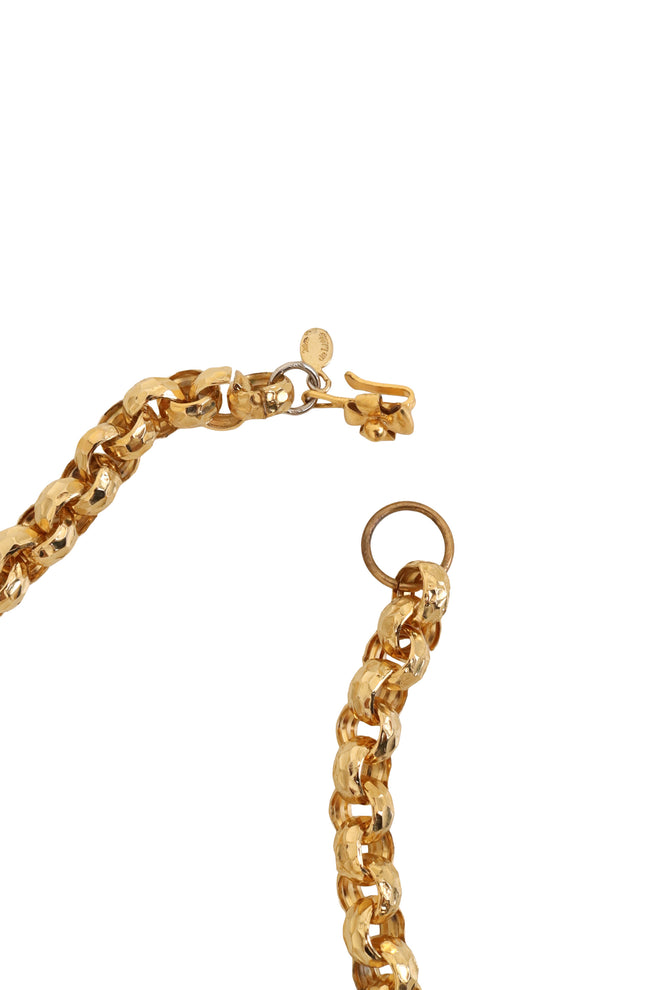 Twisted Teardrop Pendant Necklace by William De Lillo clasp @ Recess LA
