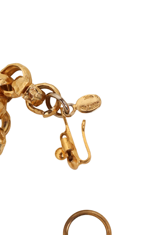 Twisted Teardrop Pendant Necklace by William De Lillo cartouche @ Recess LA