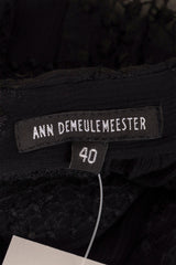 Ann Demeulemeester Embroidered Tunic Blouse label @ Recess LA