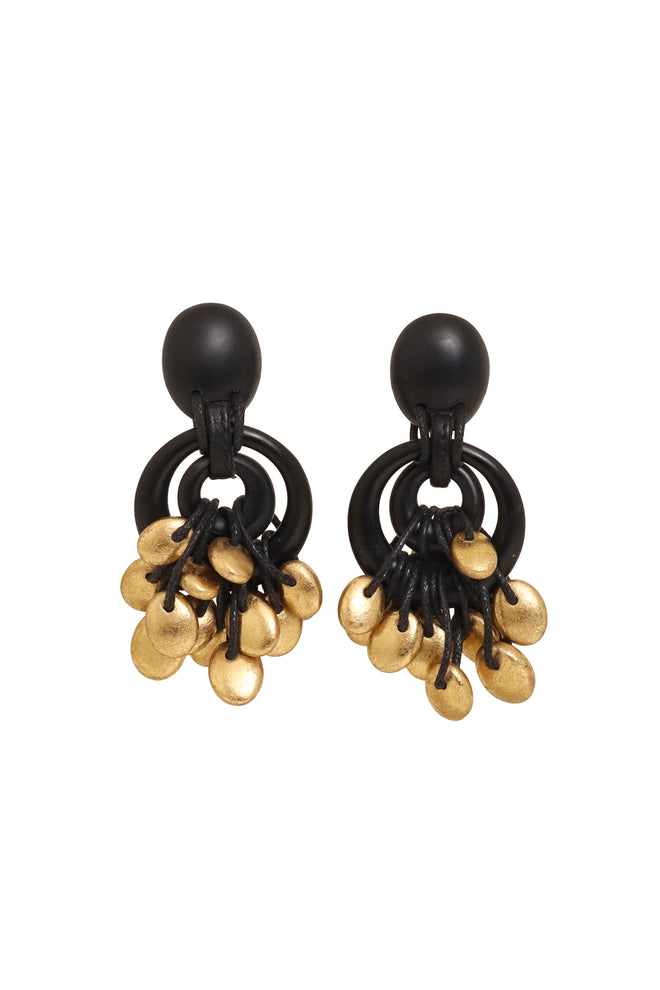 Disc Cluster Hoop Earrings by Monies @ Recess LA