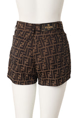 logo shorts by Fendi on mannequin back close @ Recess LA