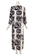 Micrograph Print Shift Dress by Moschino on mannequin back @ Recess LA