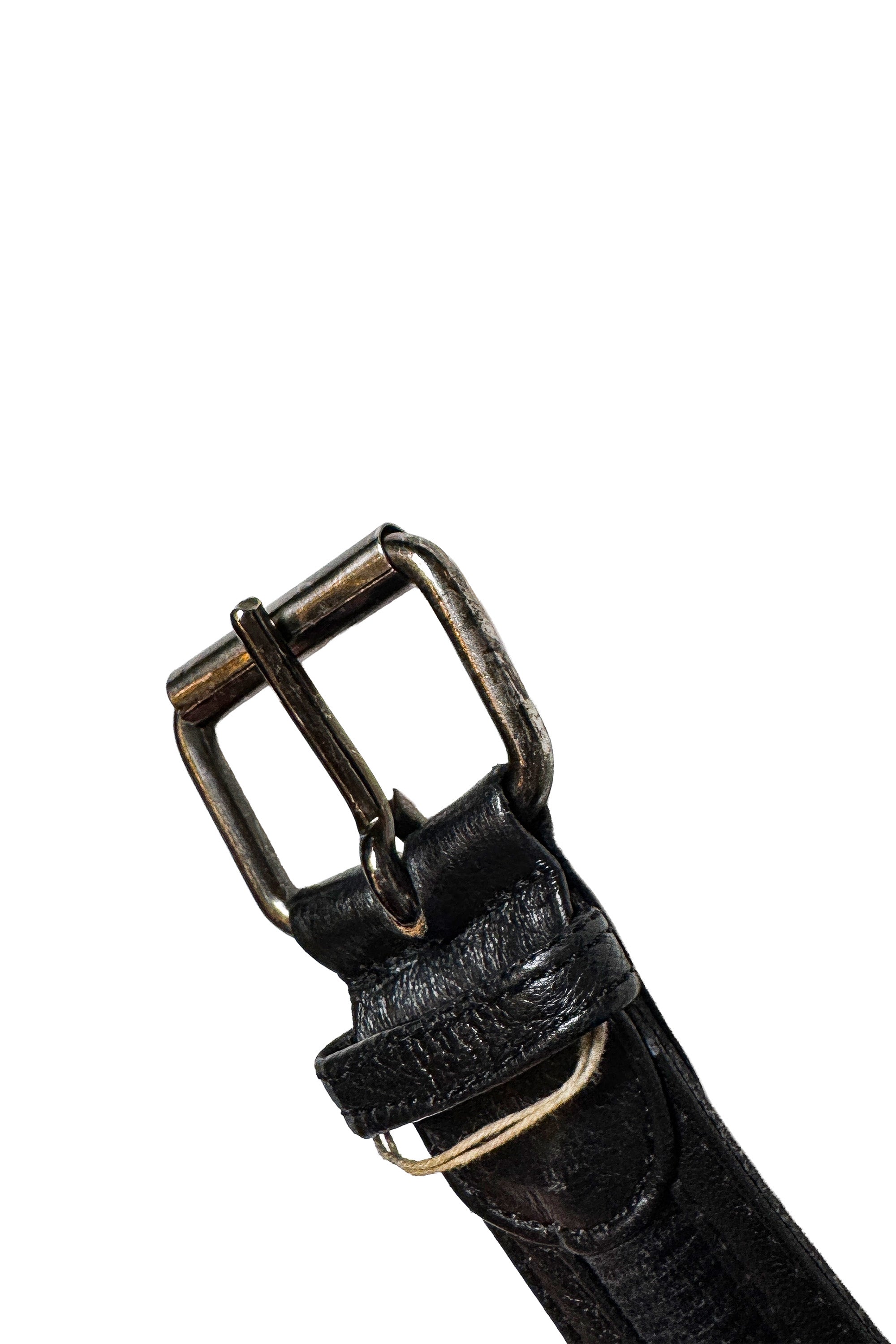 Vintage Gianni Versace Bubble Straight Leg Leather Pant belt wear @recess la