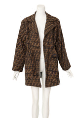 logo trench coat by Fendi on mannequin open @ Recess LA