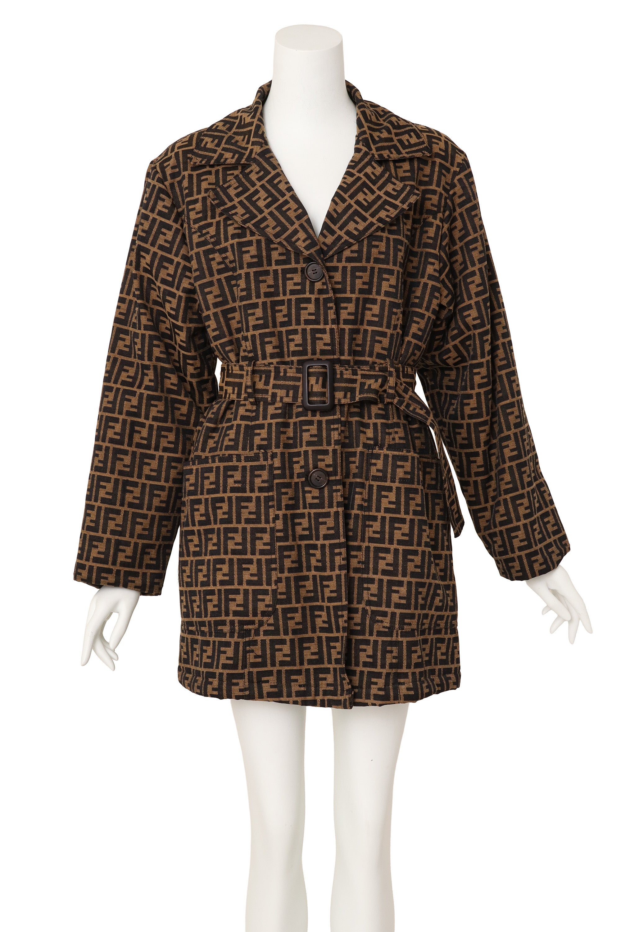 logo trench coat by Fendi on mannequin @ Recess LA