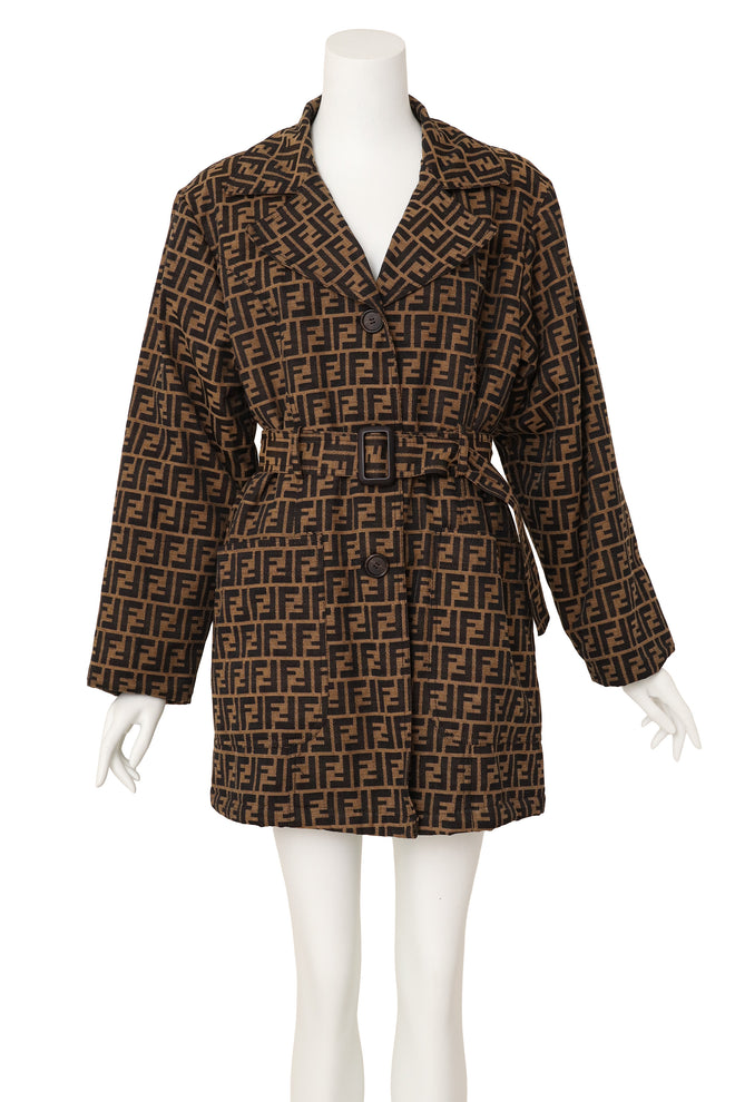 logo trench coat by Fendi on mannequin @ Recess LA
