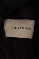 Vintage Yves Salomon Raccoon Fur Vest label @ Recess LA