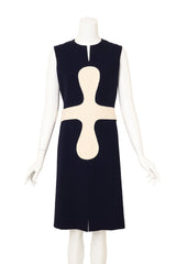 Vintage Pierre Cardin Mod Colorblock Puzzle Dress on mannequin @ Recess LA