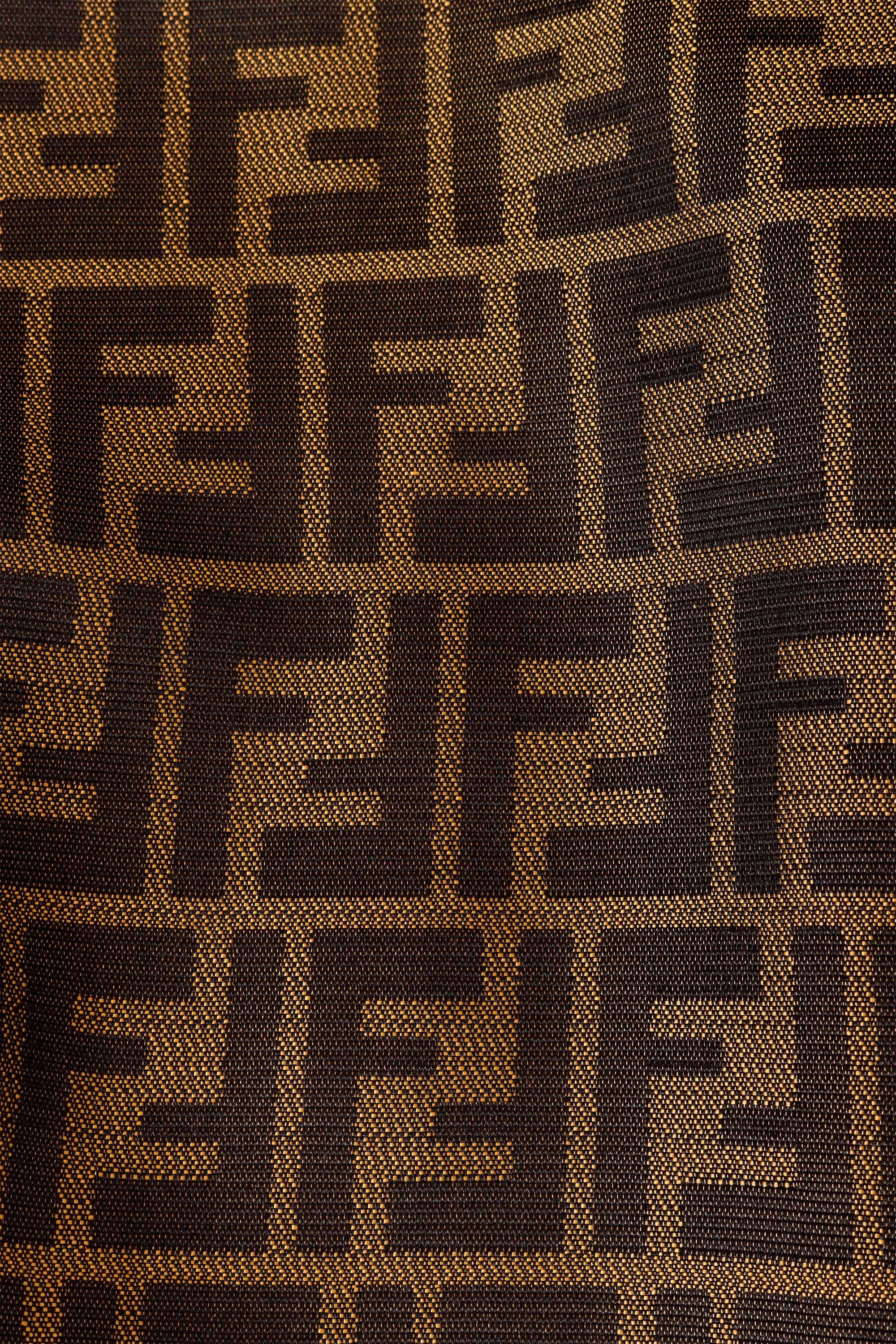 reversible logo jacket by Fendi logo close @ Recess LA