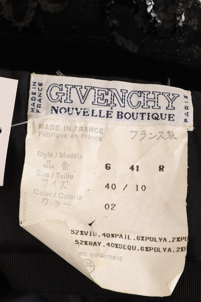 Vintage Givenchy Crystal Button Bustier Top label @ Recess LA