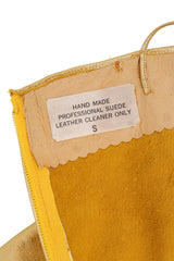 Metallic Leather Cutwork Dress by Mandana fabric tag @ Recess LA
